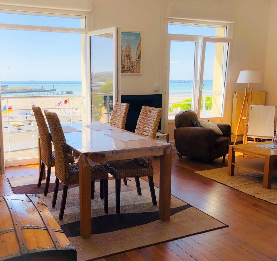 BELLEVUE Appartement de charme vue mer face à Nausicaa Boulogne-sur-Mer Extérieur photo