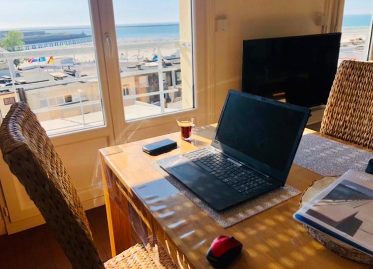 BELLEVUE Appartement de charme vue mer face à Nausicaa Boulogne-sur-Mer Extérieur photo