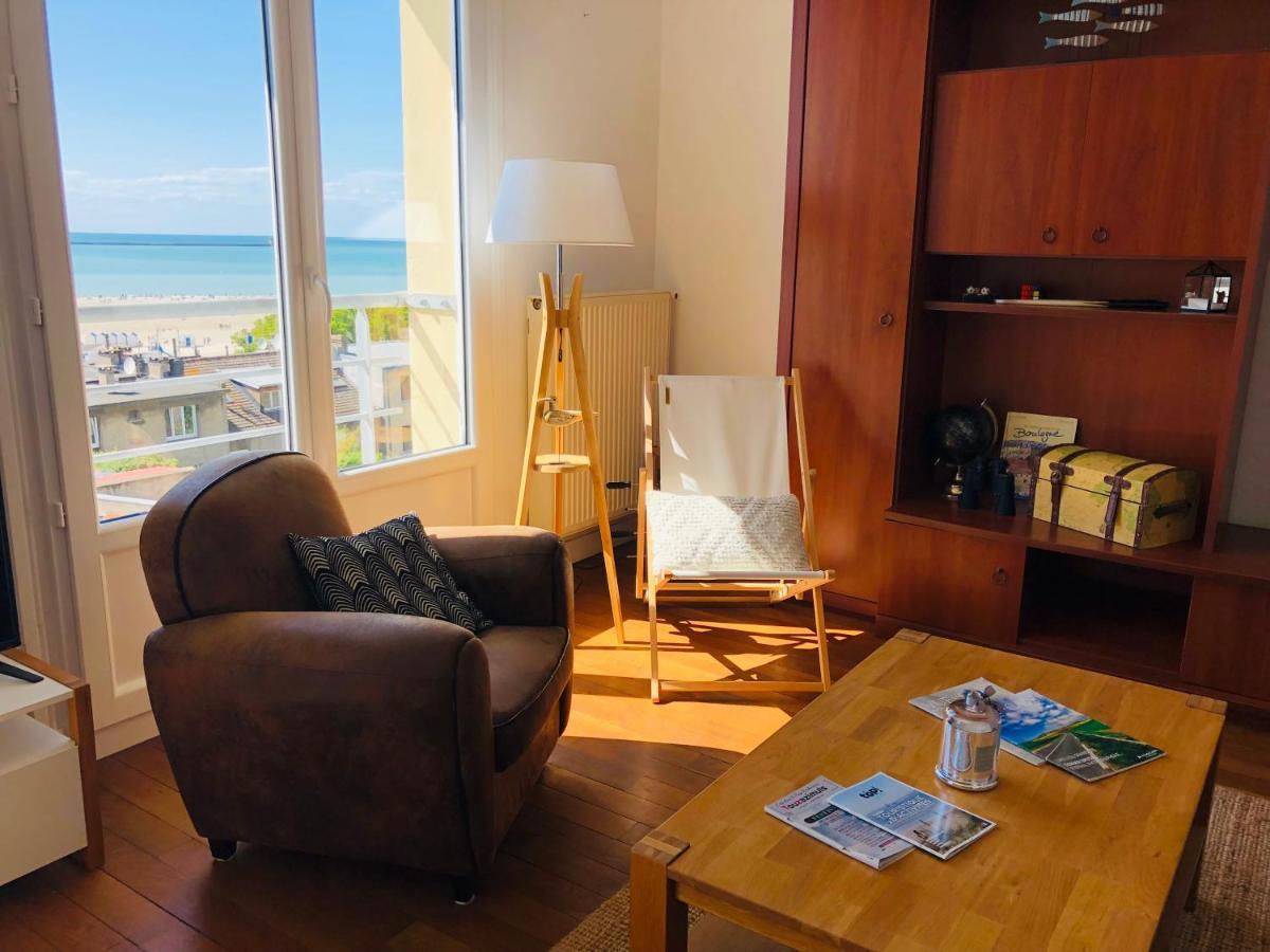 BELLEVUE Appartement de charme vue mer face à Nausicaa Boulogne-sur-Mer Extérieur photo